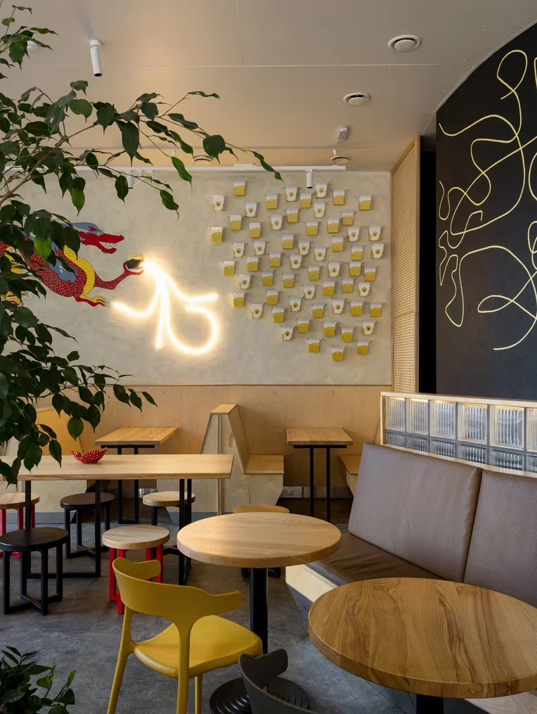 Кафе Фьюжн экспресс в ТЦ Мега. Be Interno