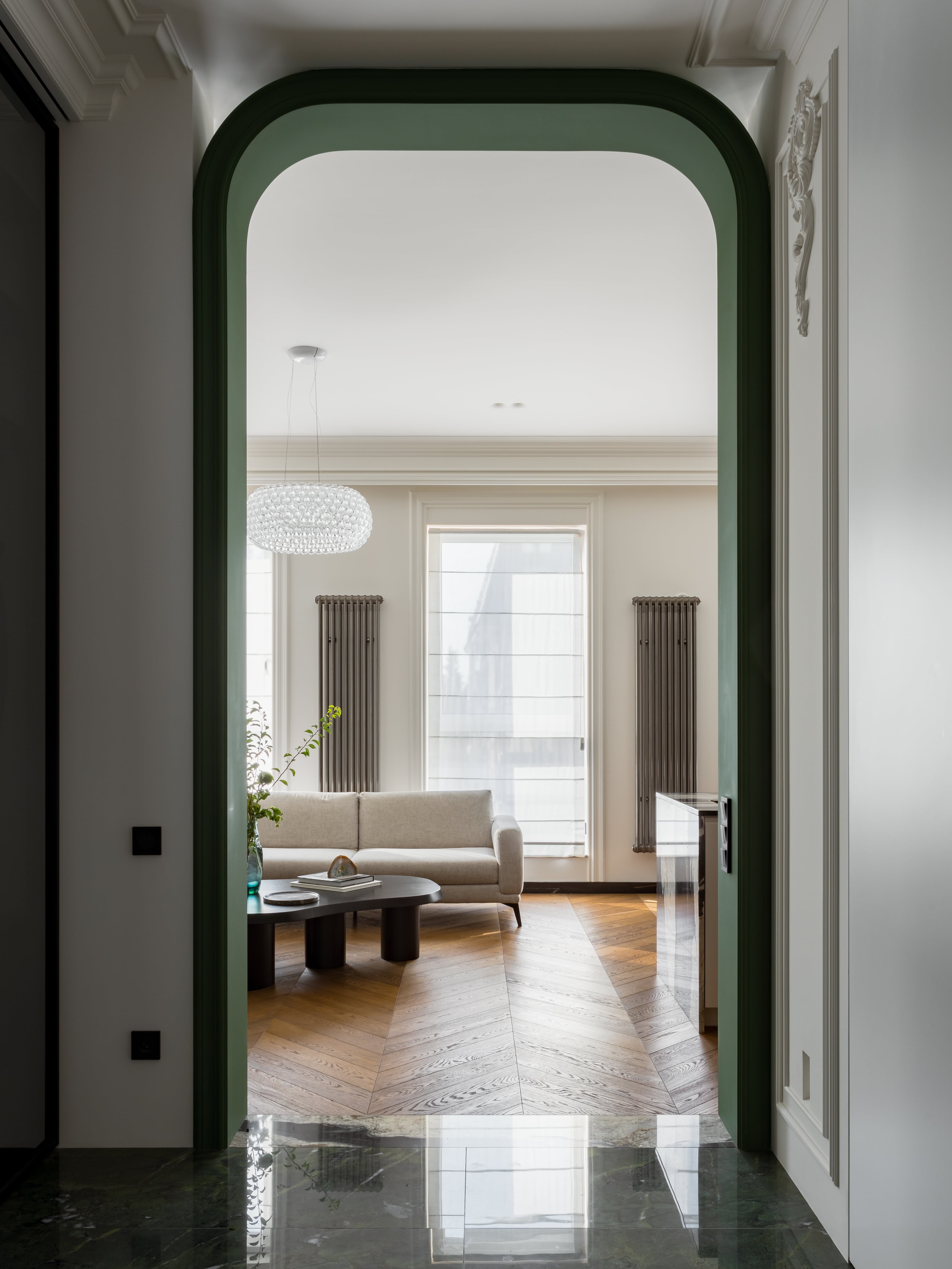 Квартира 120 м² в стиле современной классики . Be Interno