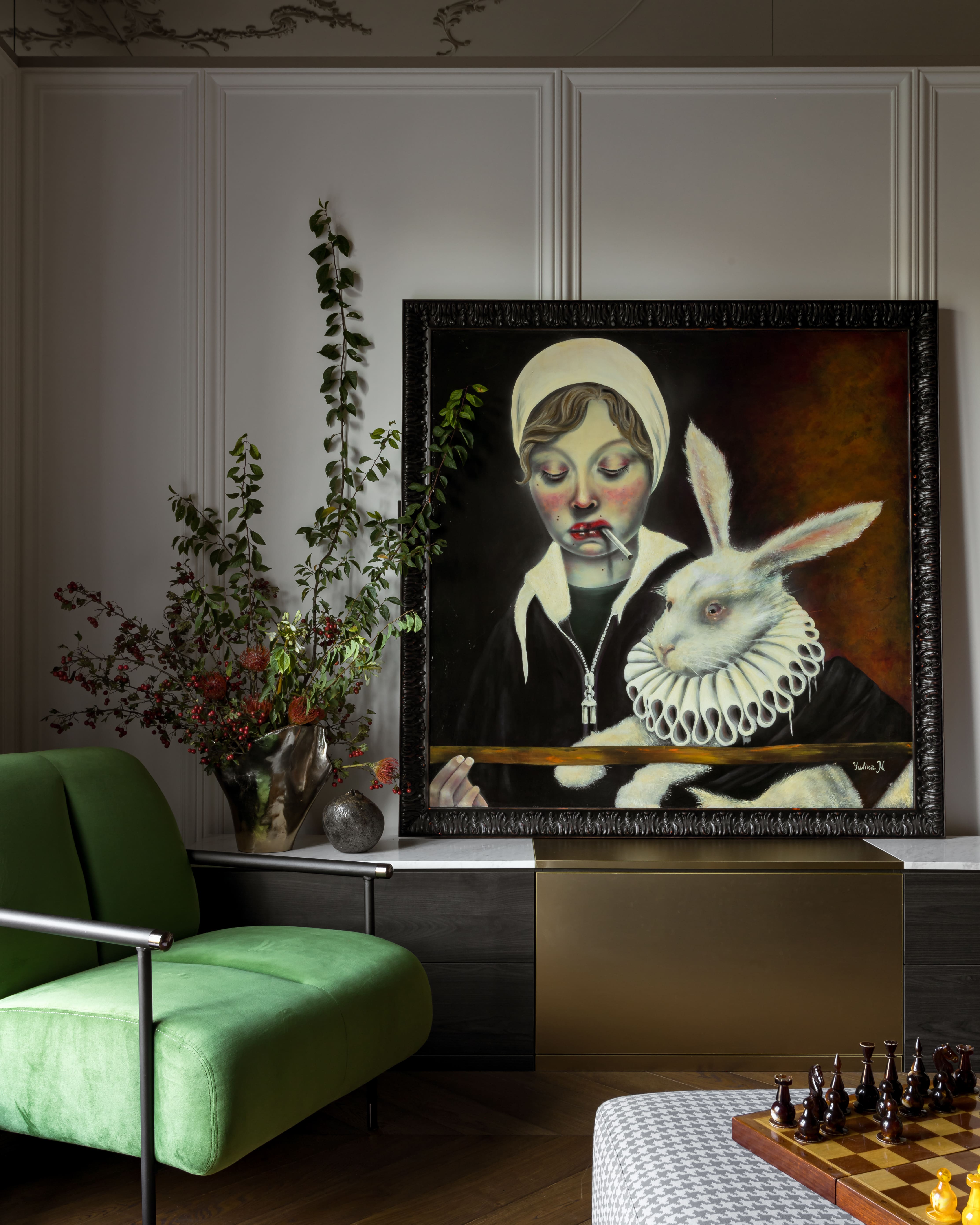 Квартира 120 м² в стиле современной классики . Be Interno