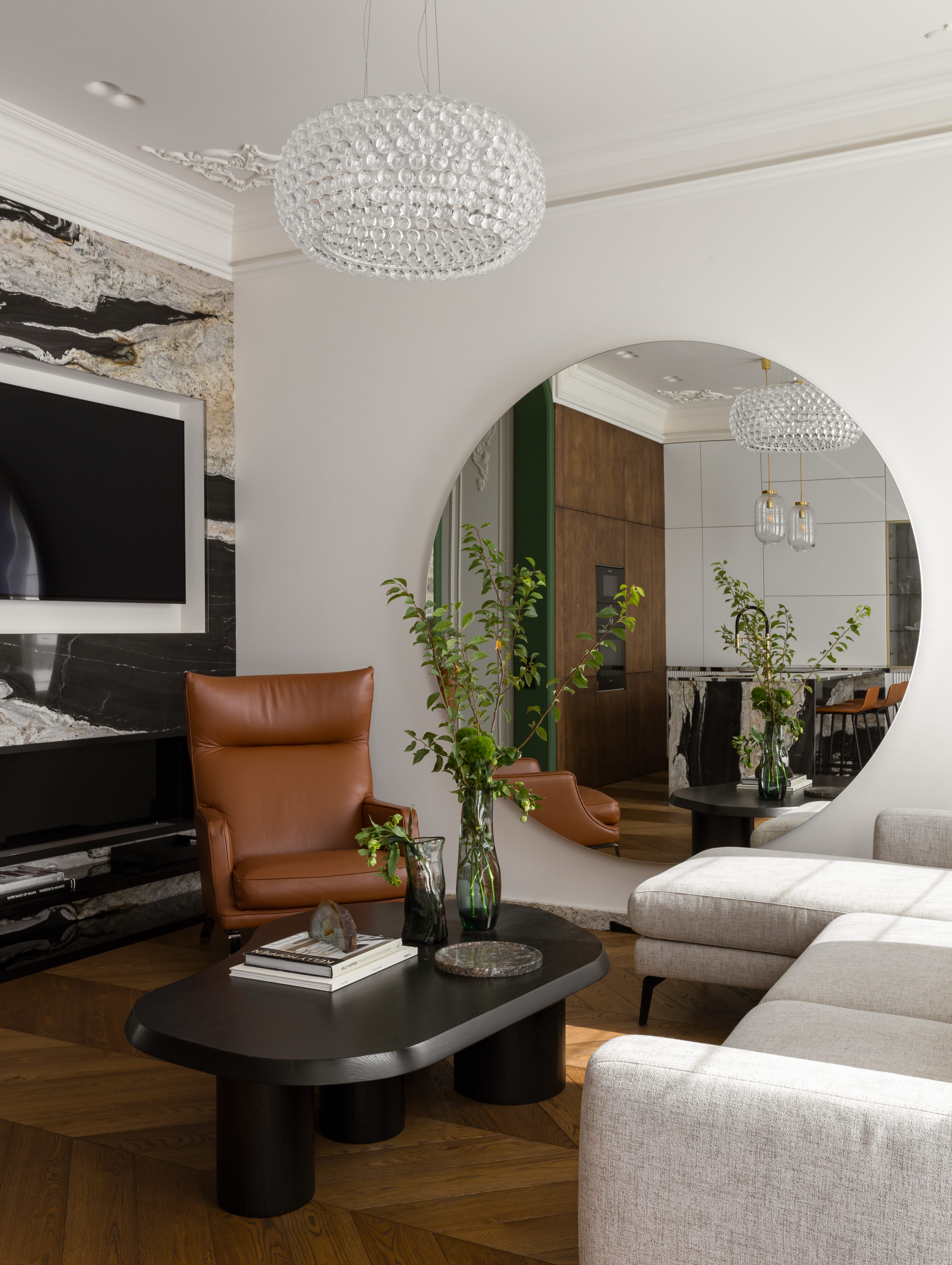 Квартира 120 м² в стиле современной классики . Be Interno