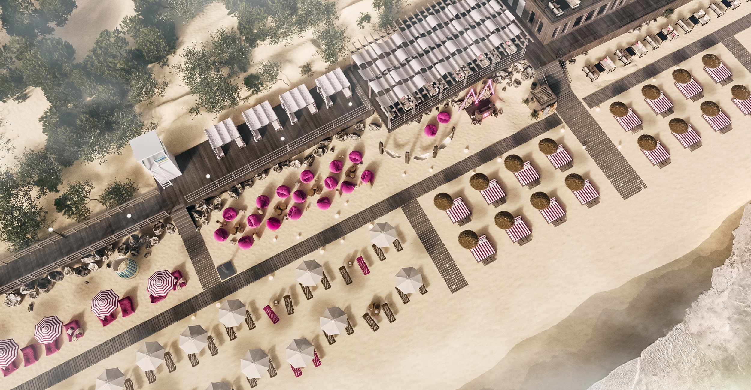 Пляж в Зеленоградске. Be Interno