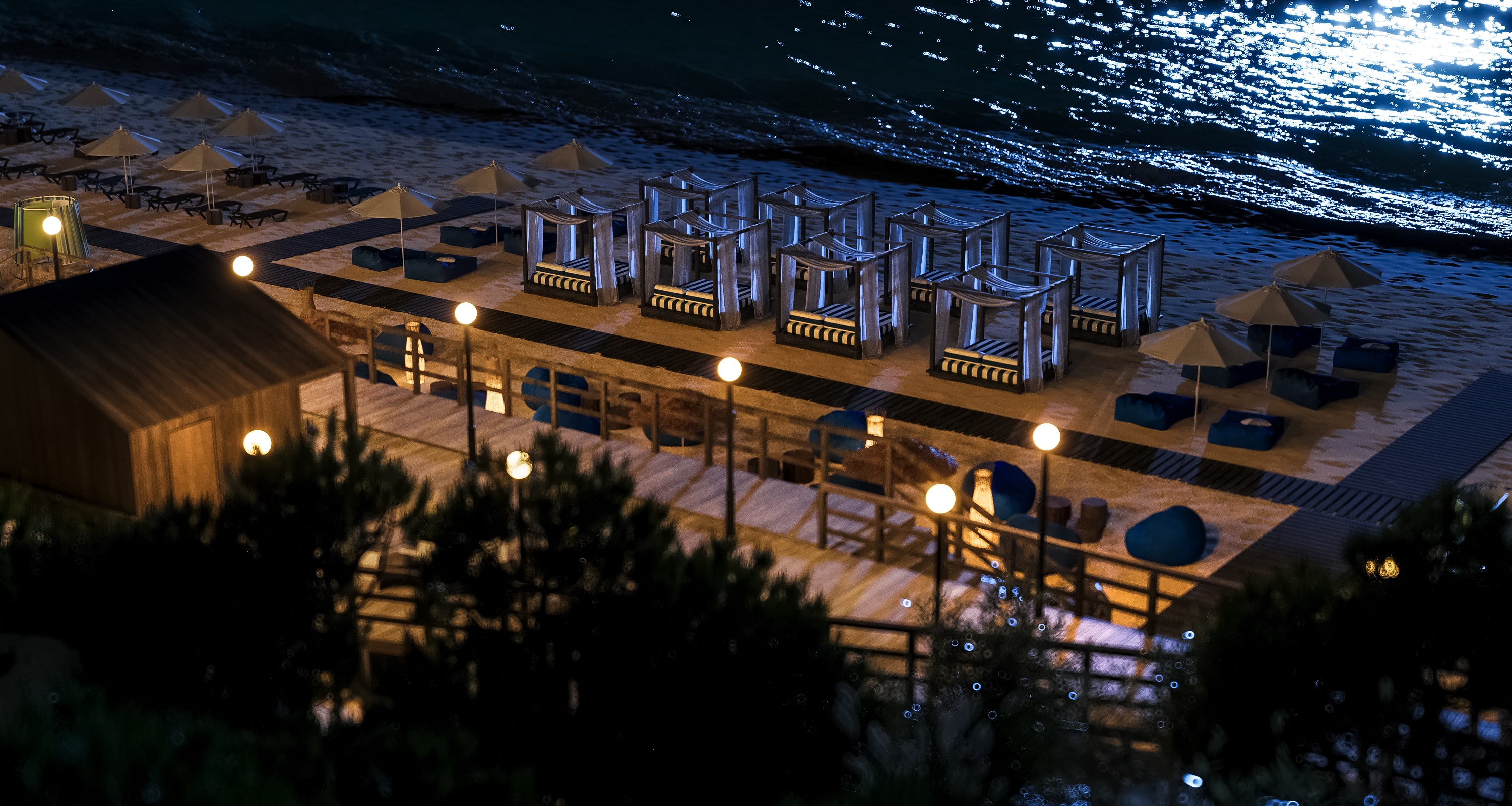 Пляж в Зеленоградске. Be Interno