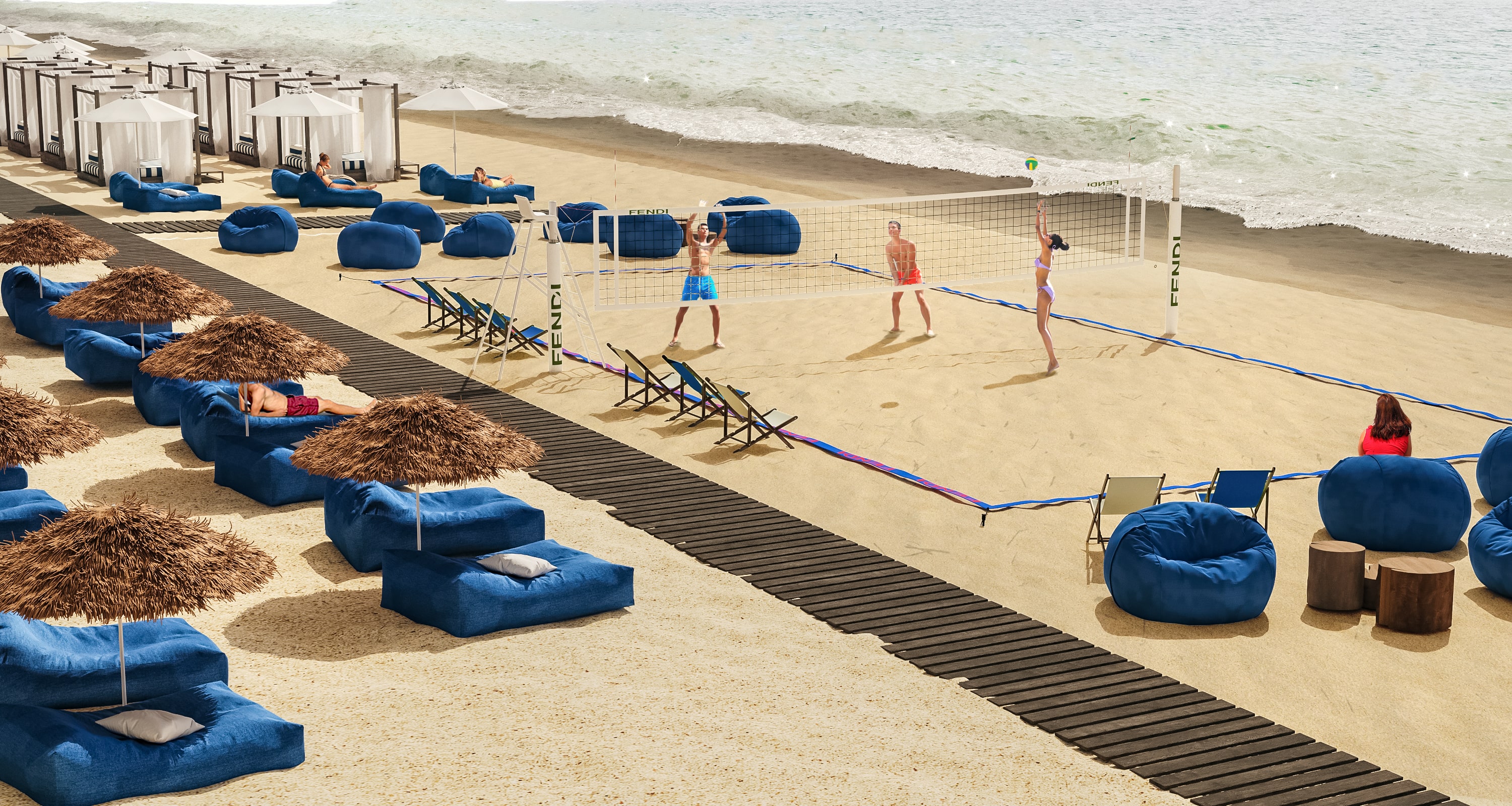 Пляж в Зеленоградске. Be Interno