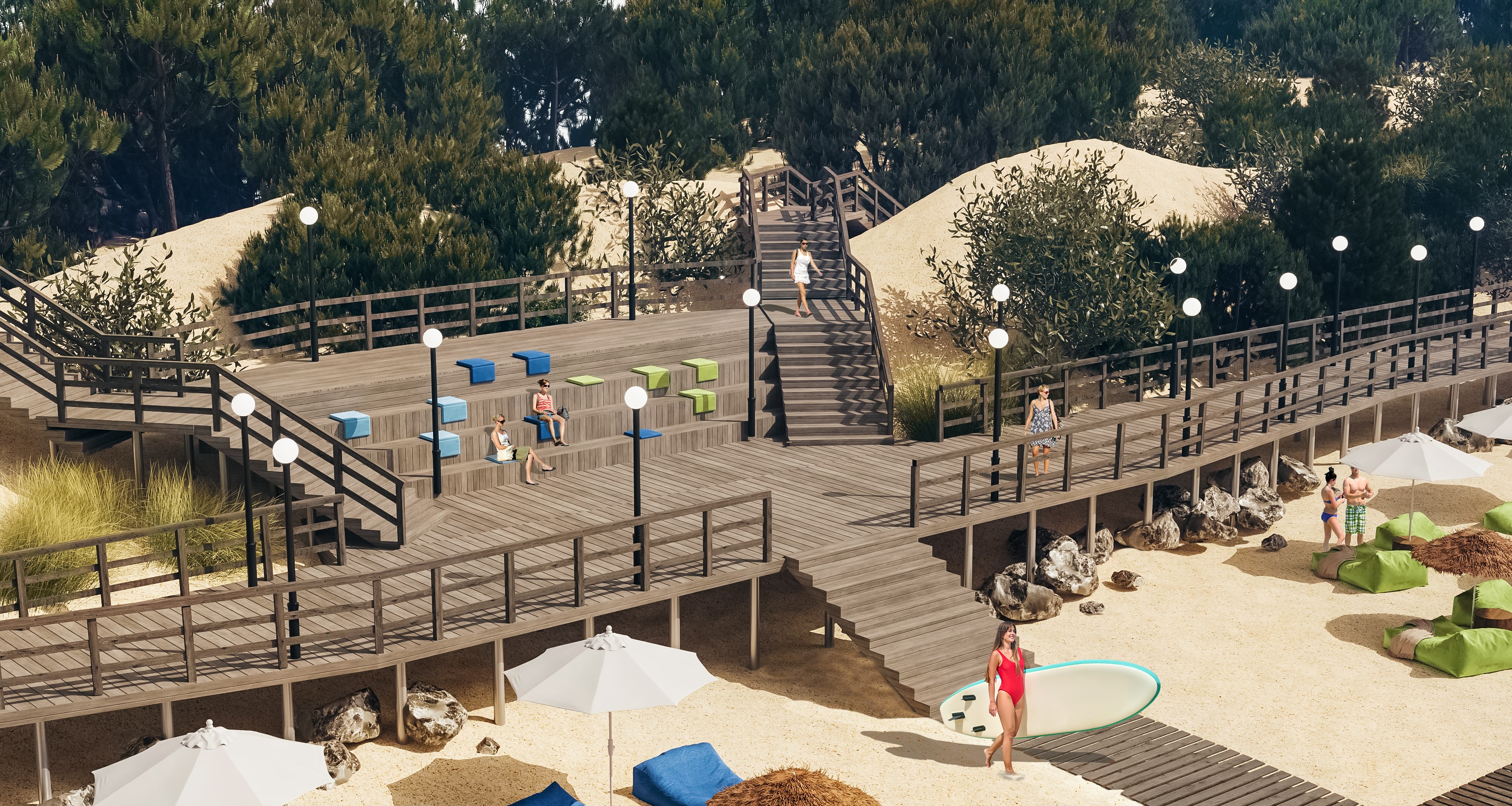 Пляж в Зеленоградске. Be Interno