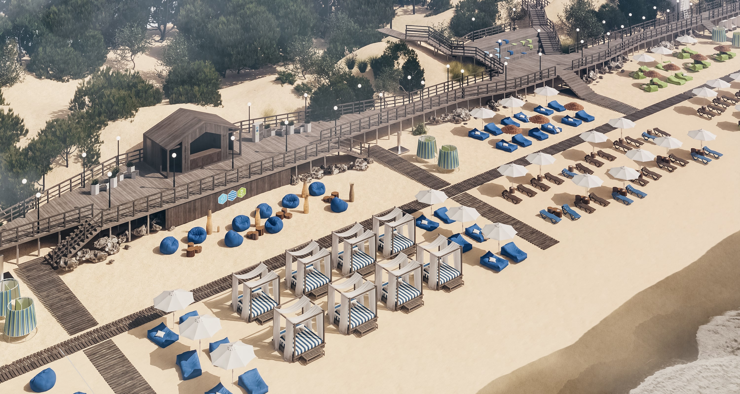 Пляж в Зеленоградске. Be Interno