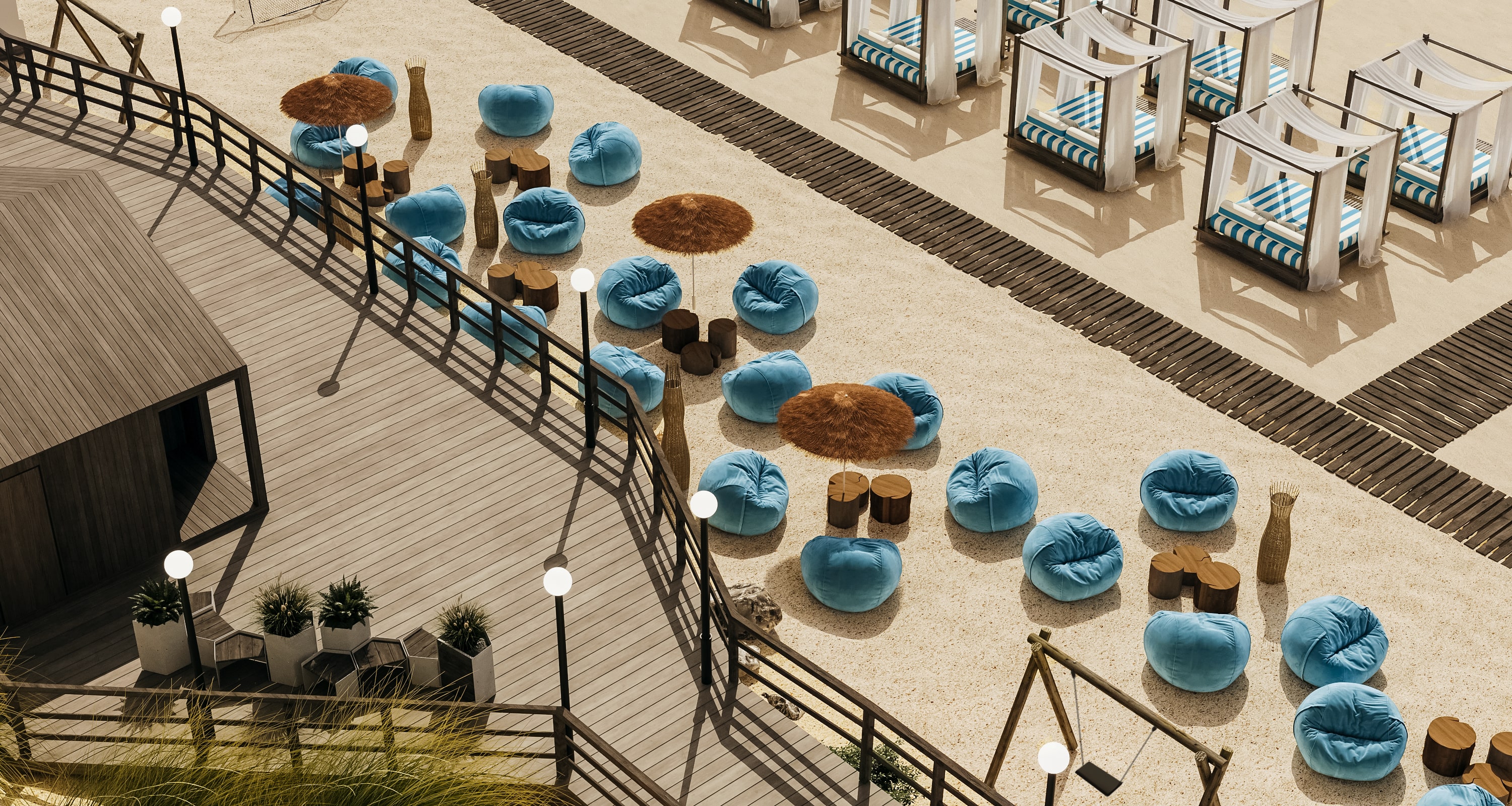 Пляж в Зеленоградске. Be Interno