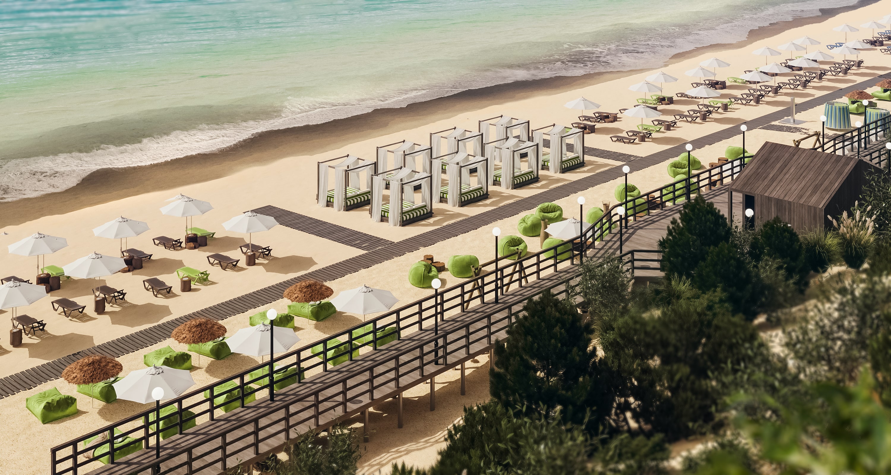 Пляж в Зеленоградске. Be Interno