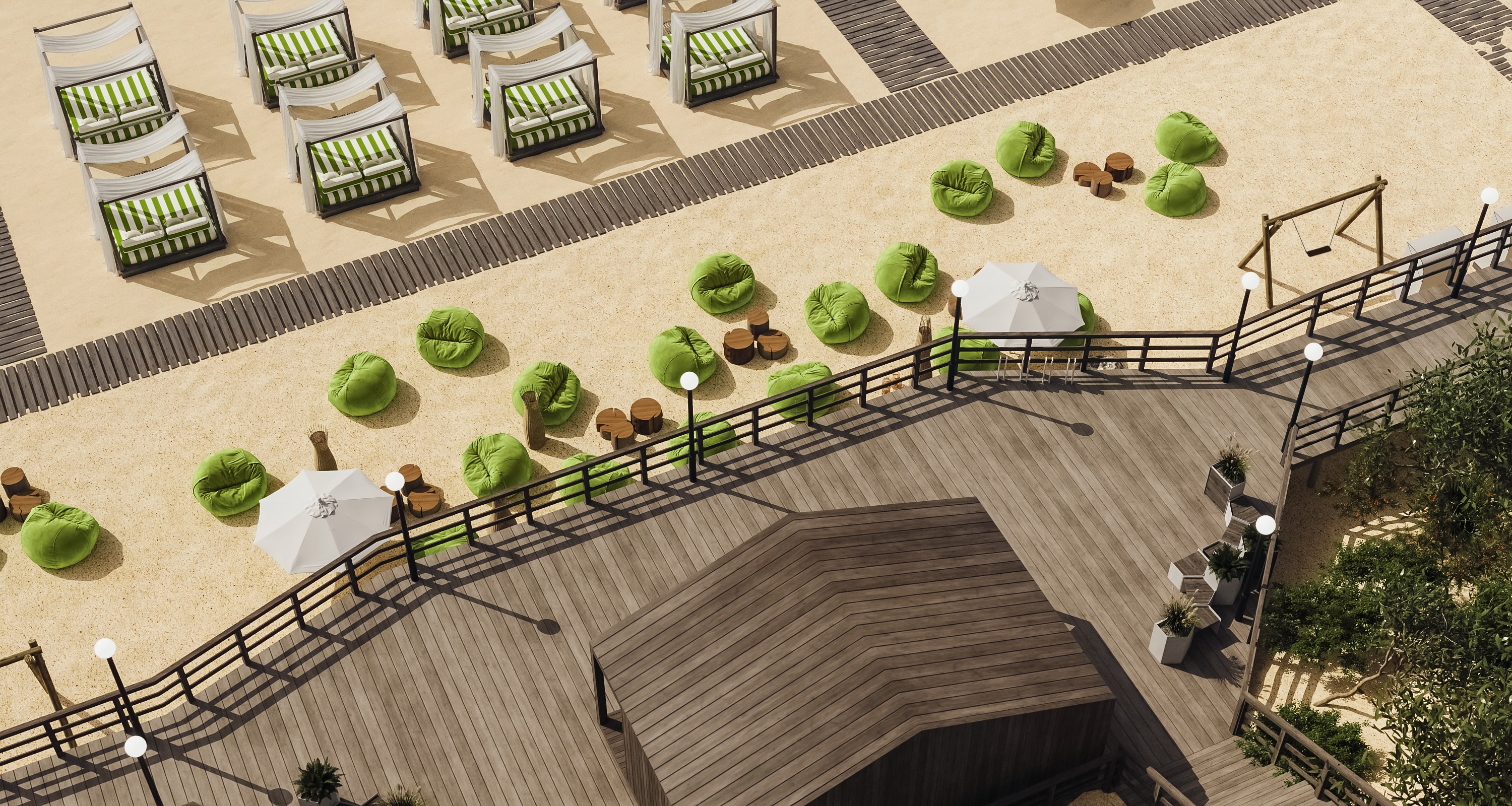 Пляж в Зеленоградске. Be Interno