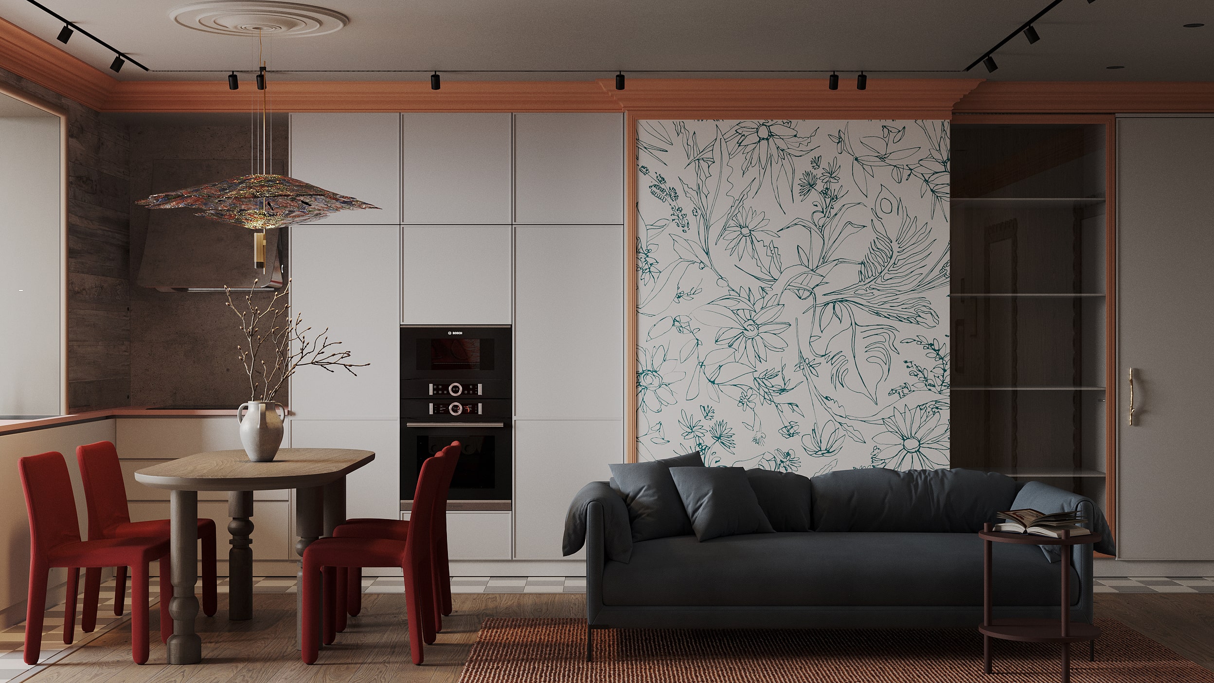 Квартира в Русском стиле. Be Interno