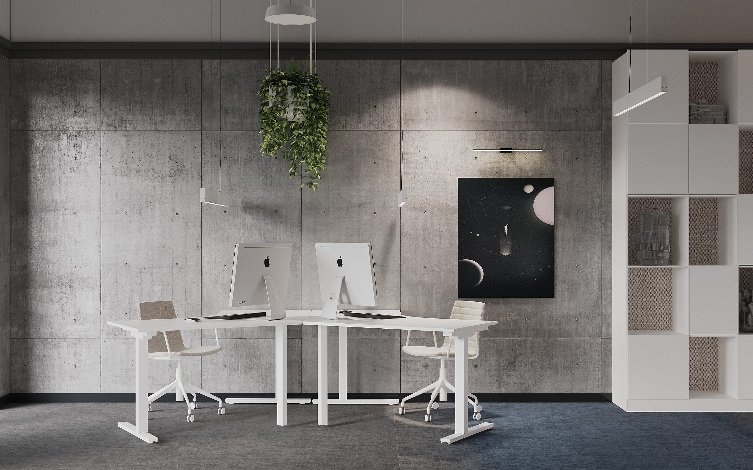 Опенспейс для конструкторского бюро 800 м2. Be Interno